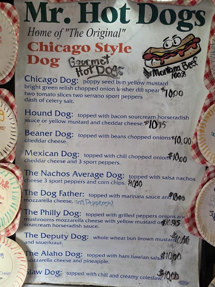 Mr. Hot Dogs Menu image 3